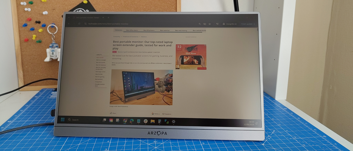 Arzopa Z3FC review: An ultra-light and thin portable monitor that's perfectly balanced for work and play