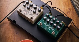 Crazy Tube Circuits Unobtanium and Hi Power on a Pedalboard