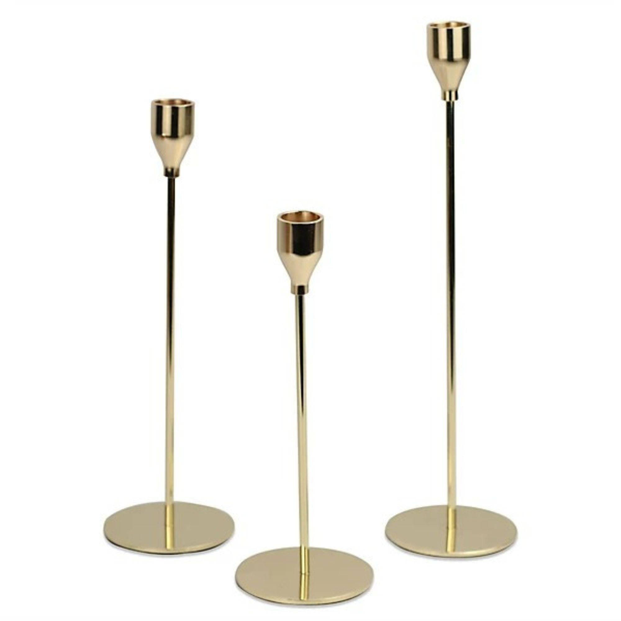 gold candlesticks