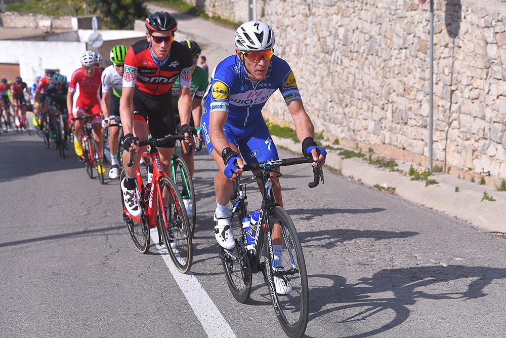 Quick-Step's Philippe Gilbert and BMC's Stefan Kung