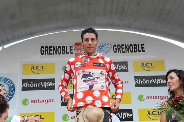 Eros Capecchi (Footon-Servetto) won the mountains jersey in the Dauphine.