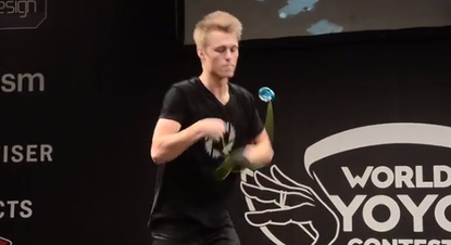 Watch the World Yo-Yo Champion's mind-blowing routine