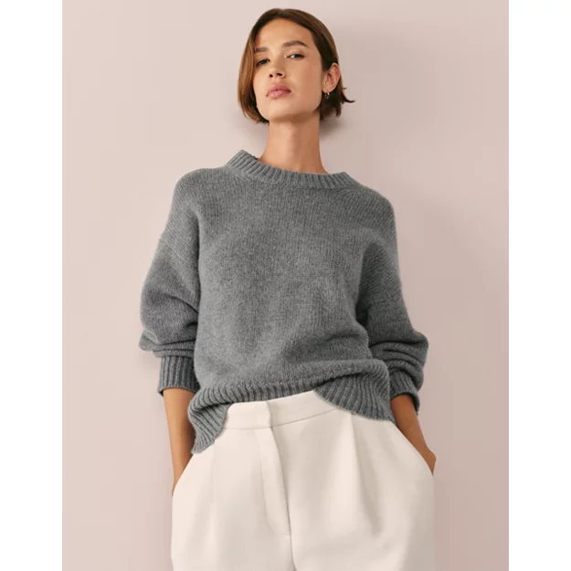 Luxury Cashmere Crew Neck Jumper | Jumpers &amp;amp; Cardigans | the White...