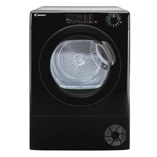 A black Candy tumble dryer 