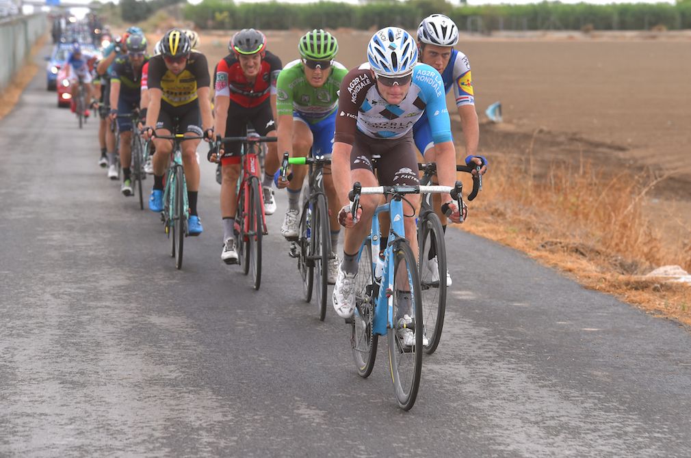 The early breakaway on the 10th stage of the Vuelta a Espa&ntilde;a
