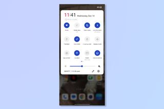 The second step to recording the screen on Android