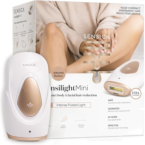 Sensica Sensilight Mini Ipl Hair Removal Device &amp;ndash; Compact Plug-In Rpl&amp;trade; Advanced Technology for Women &amp;amp; Men &amp;ndash; Painless At-Home Hair Reduction for Face, Facial Areas &amp;amp; Full Body