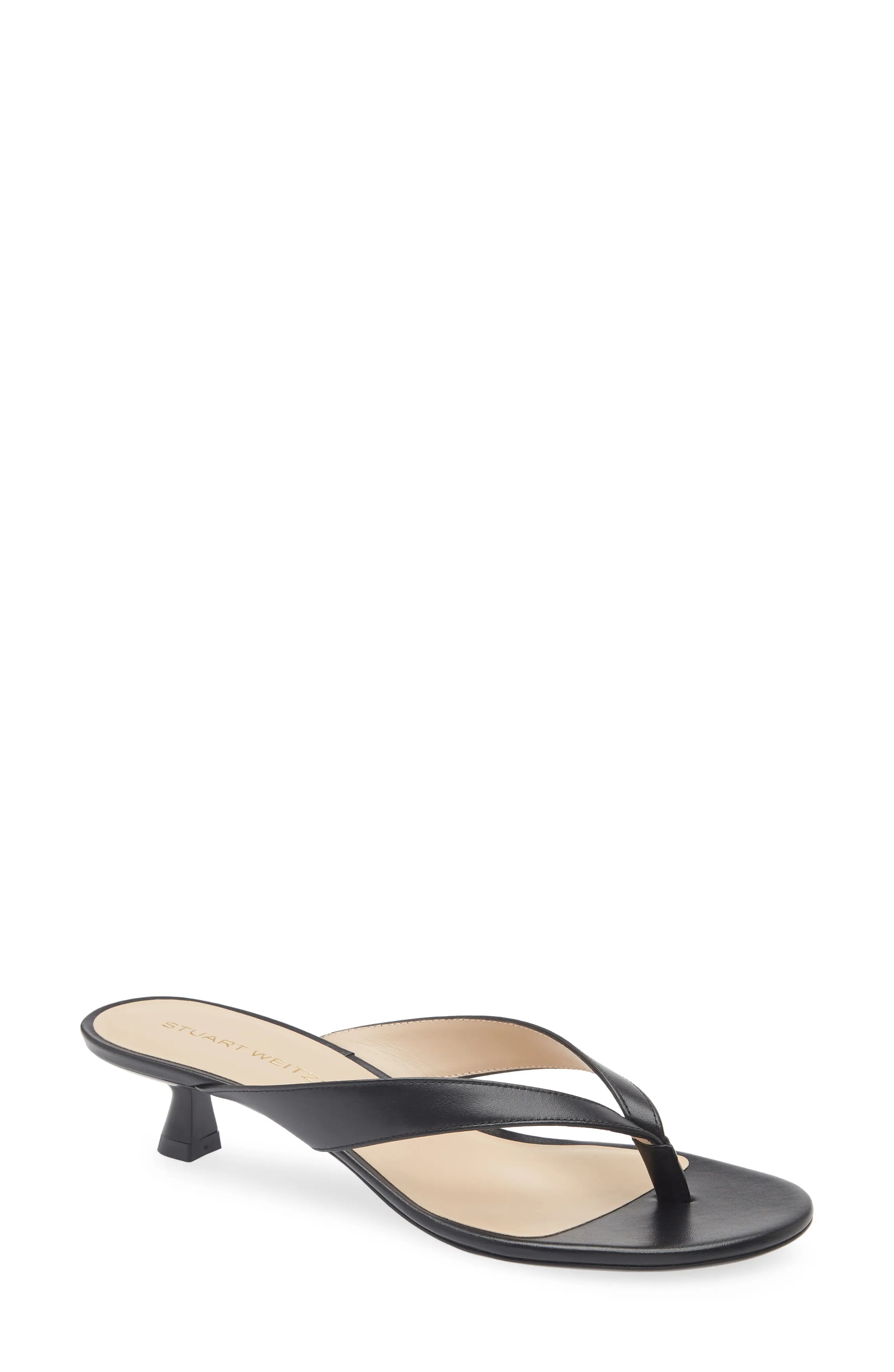 Stuart Weitzman, Rio Kitten Heel Sandal