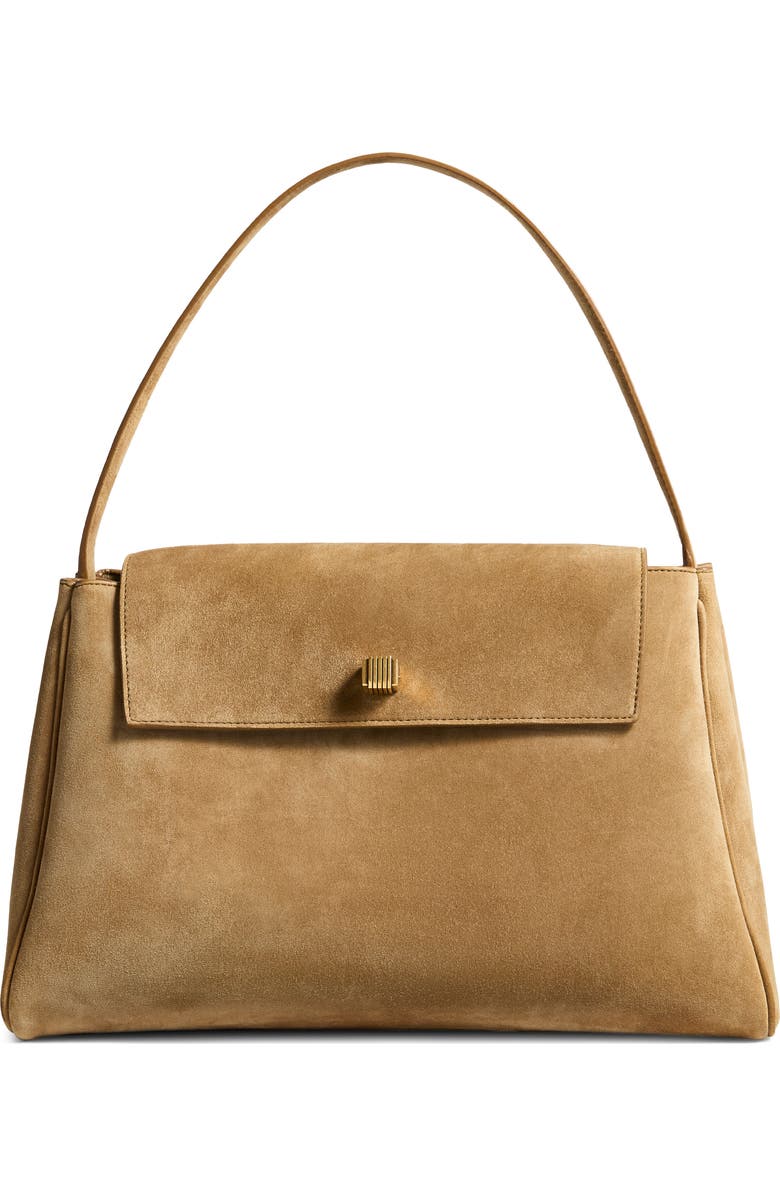 Audrey Suede Top Handle Bag