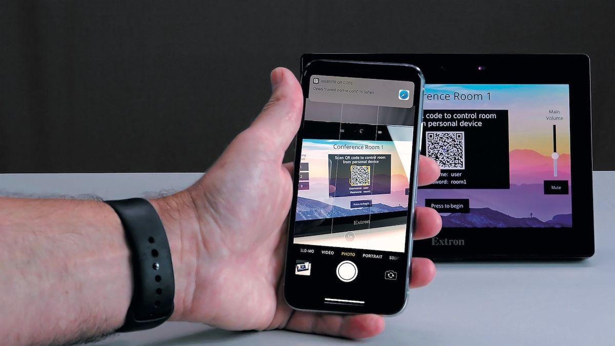 Extron has introduced a new way to control your room AV from your mobile phone or personal device. 