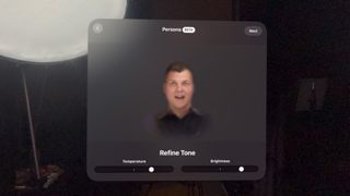 Apple Vision Pro Persona customize