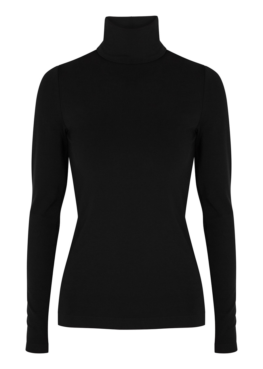 Aurora Roll-Neck Jersey Top