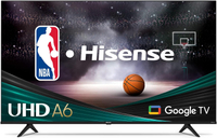 43" Hisense A6 Series 4K LED TV: $279