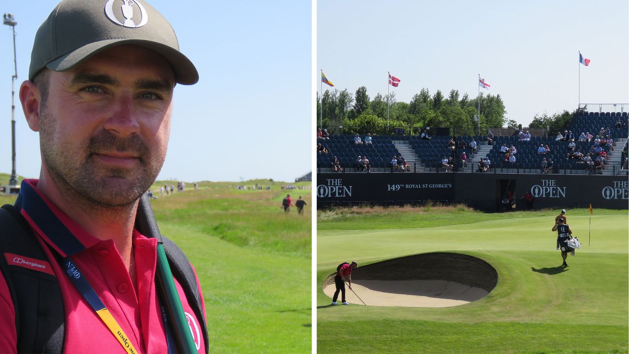 BIGGA greenkeepers pictured at The Open