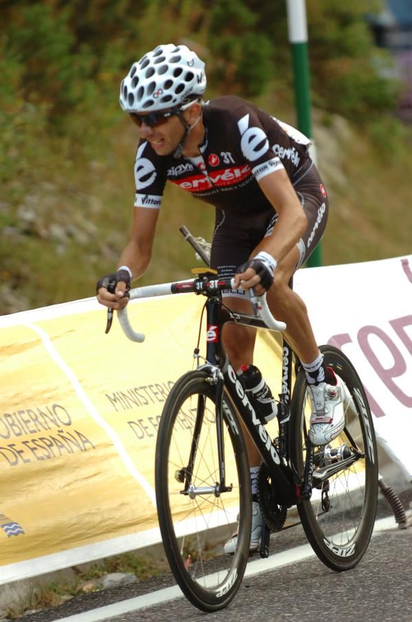 Xavier Tondo (Cervelo) delivered a huge performance on the stage to Andorra.