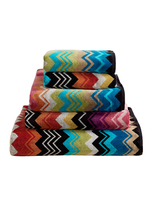 Giacomo Striped Jacquard-Knit Towels, Set of 5