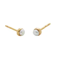 Monica Vinader Mini Pearl Earrings, was £50 now £35 | Selfridges