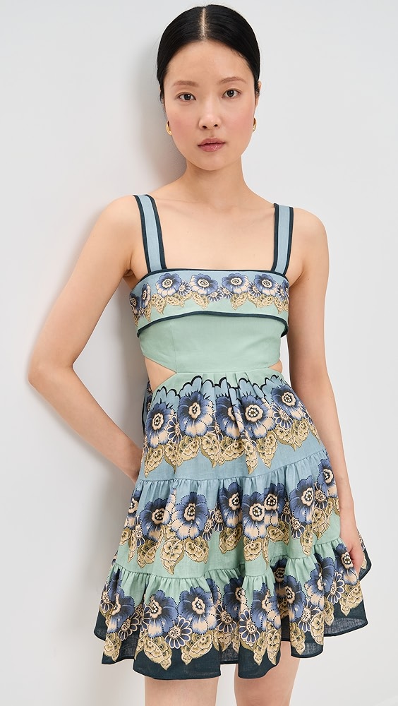 AlÉmais Madalena Cut Out Mini Dress