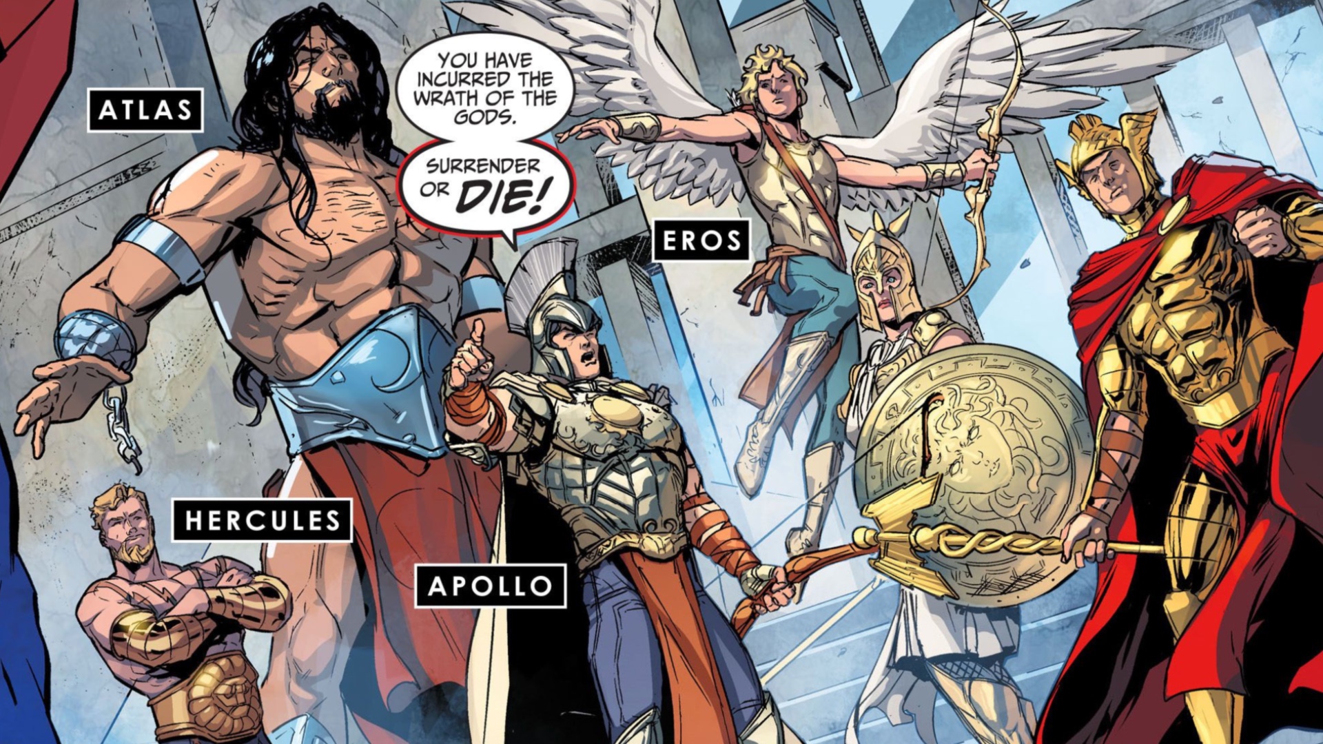 heroes of olympus gods