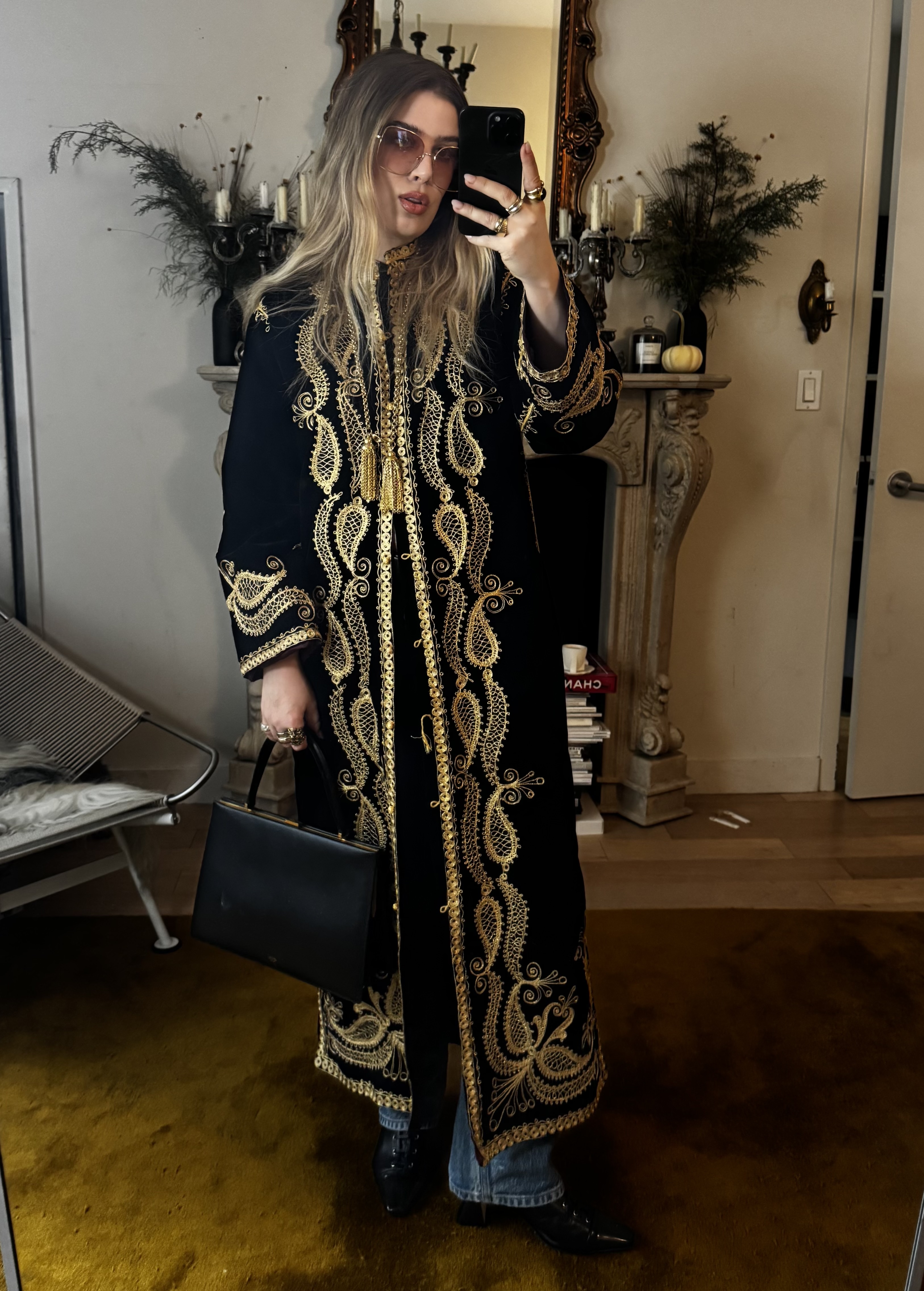 Christina Grasso wearing Victorian boots