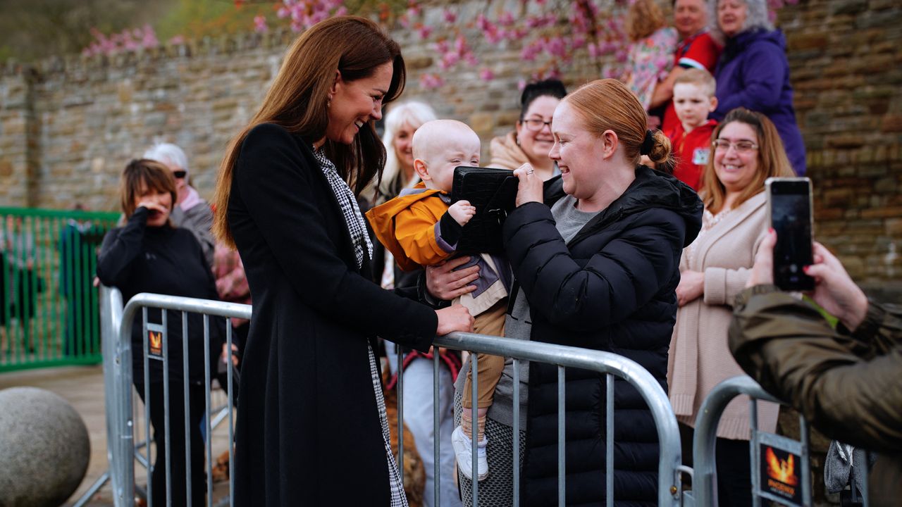 Kate Middleton in Aberfan, Wales