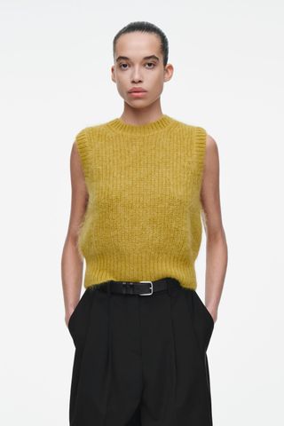 Mohair Knit Vest