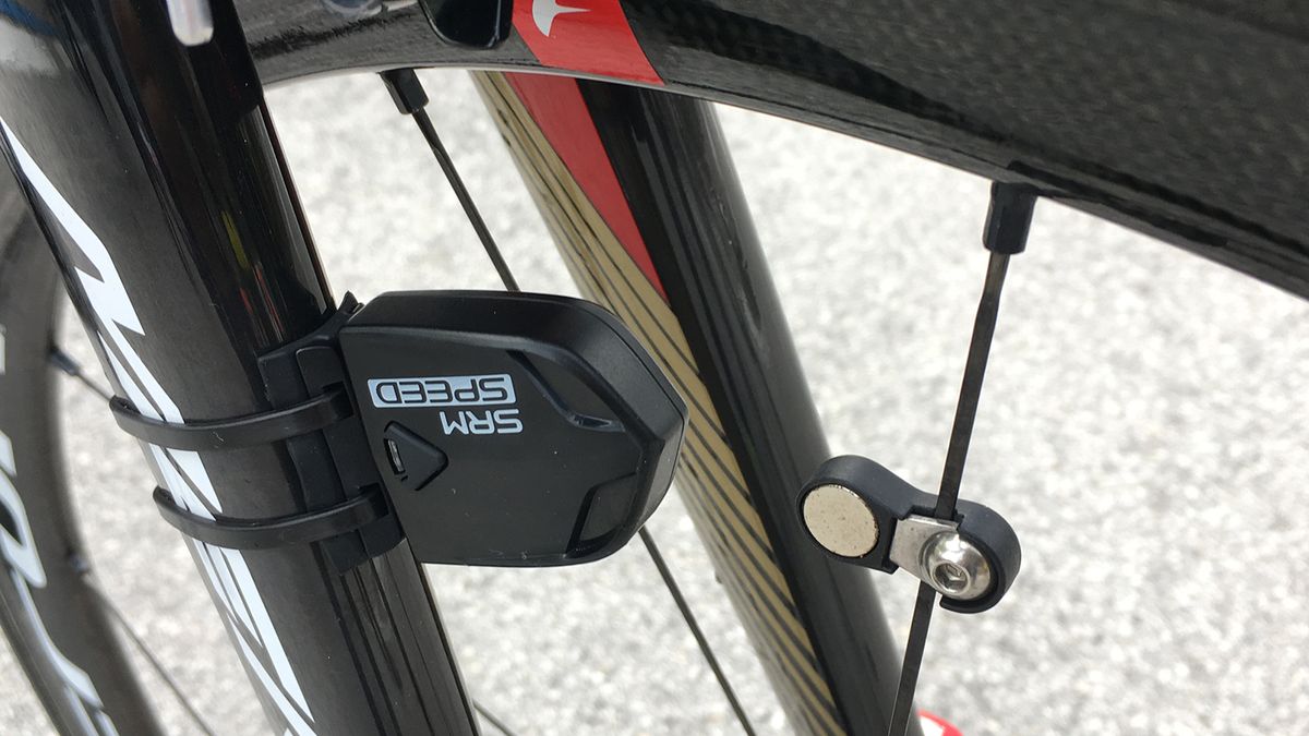 Alongside the power meter and computer, SRM provides speed sensors for the team