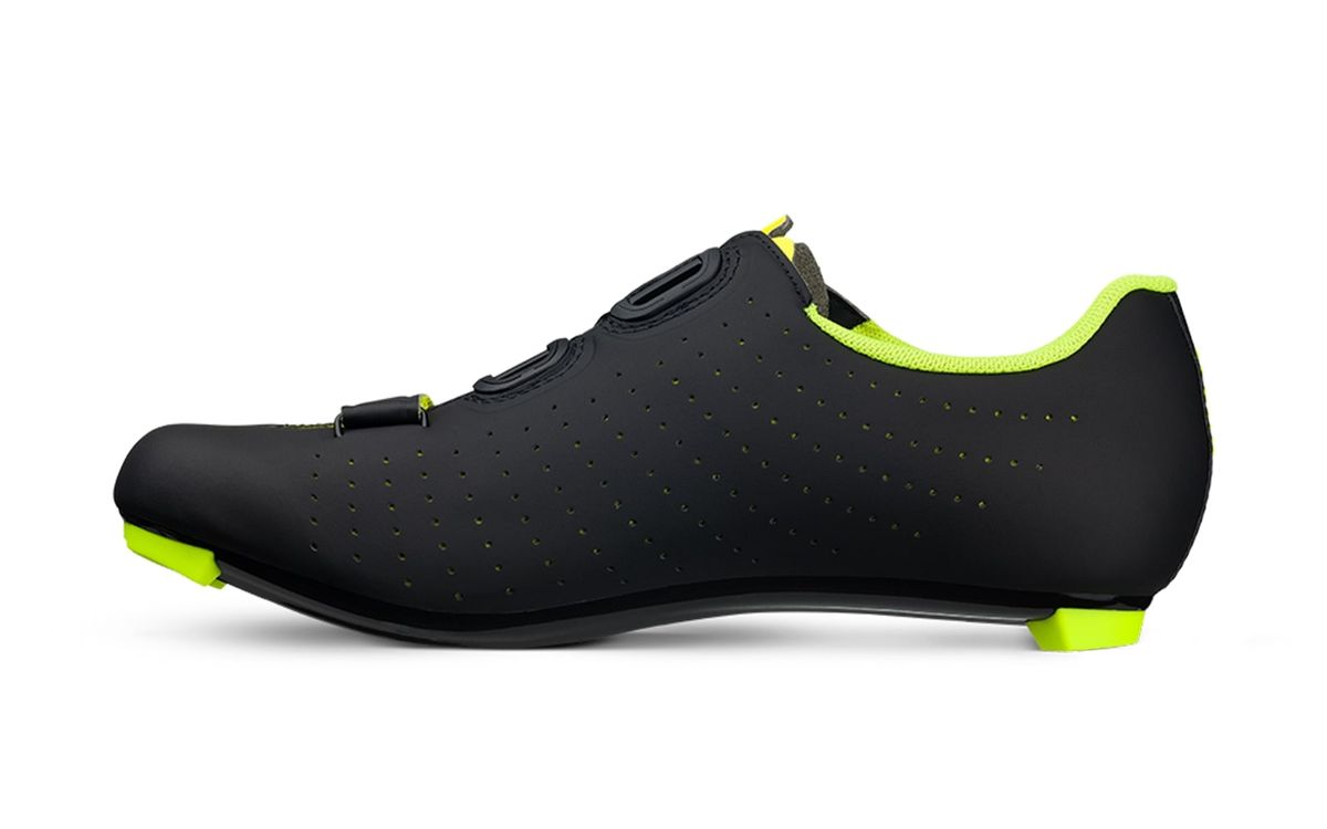 Laser-cut perforations improve ventilation and comfort