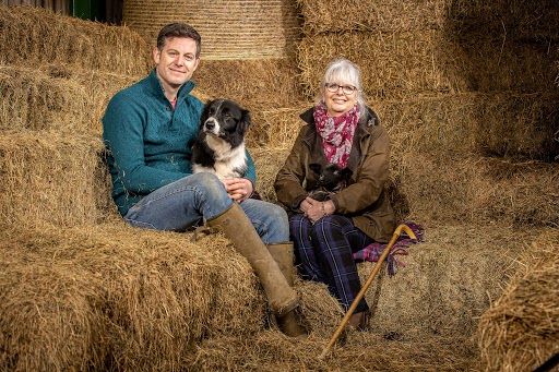 Our Farm in the Dales Matt Baker and mum Janice. 