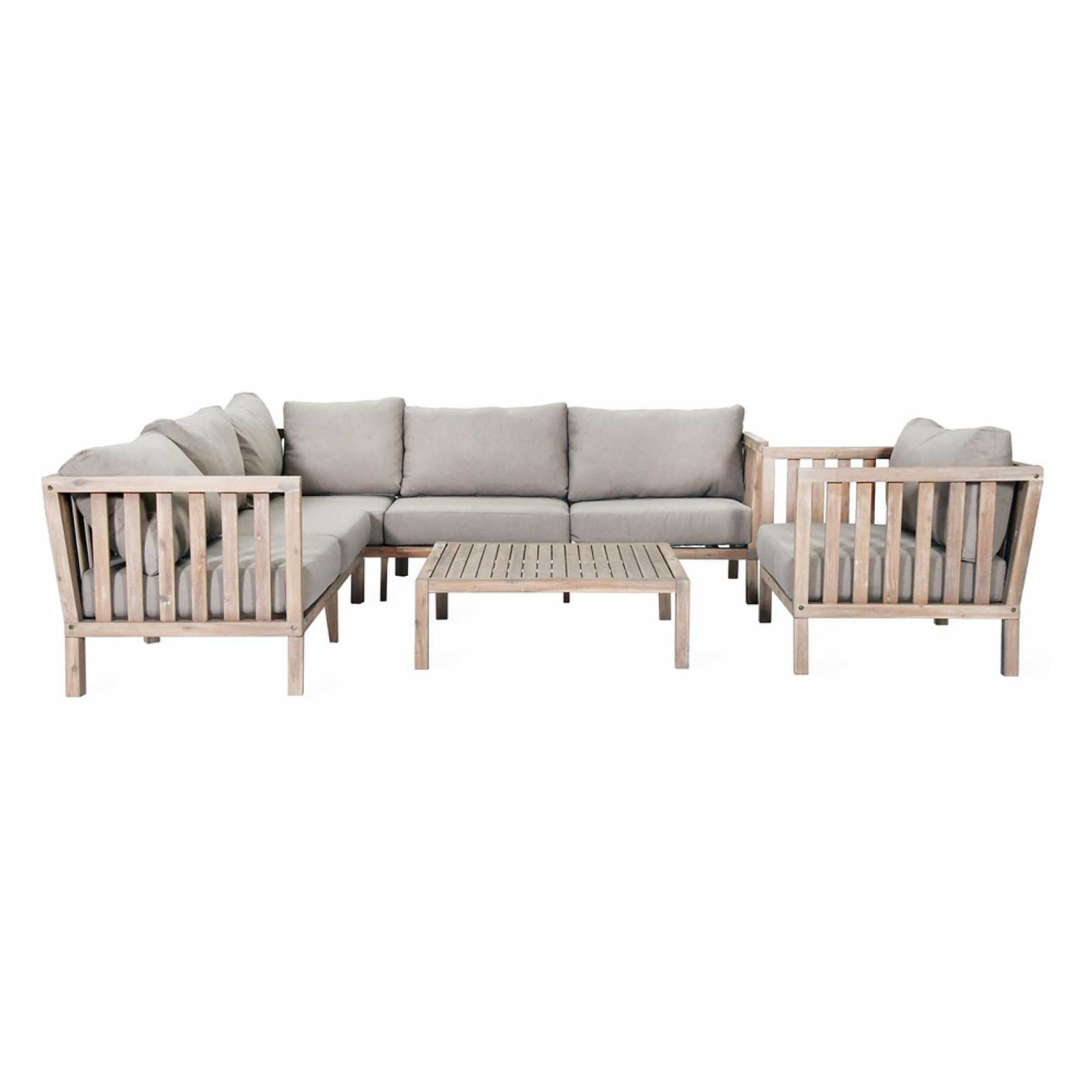 Garden Trading Porthallow wooden corner sofa set