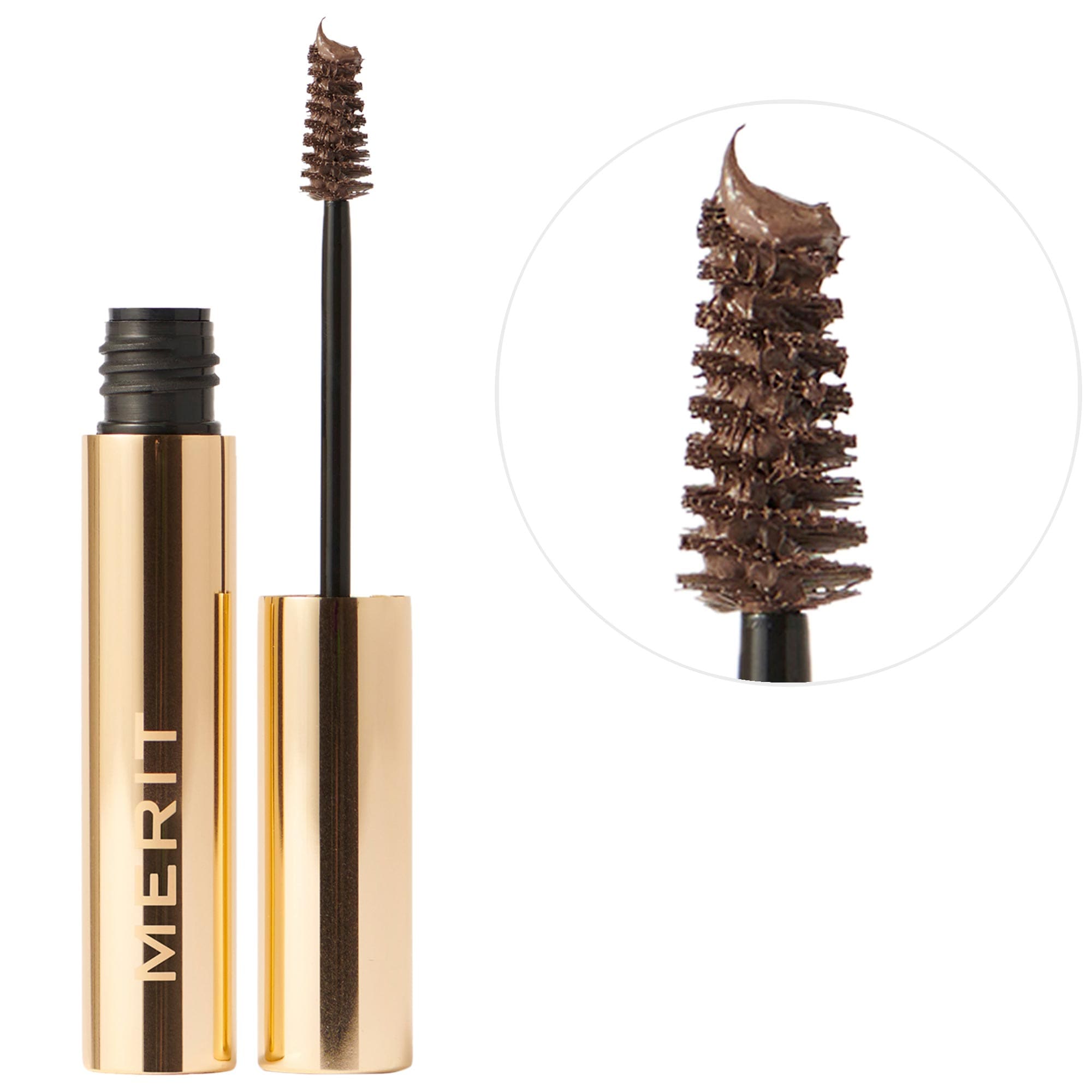 Brow 1980 Volumizing Tinted Eyebrow Gel-Pomade - Brown Black