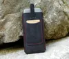 SILVERSTONE Leather and felt iPhone case