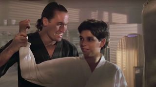 Terry and Daniel in The Karate Kid Part III.