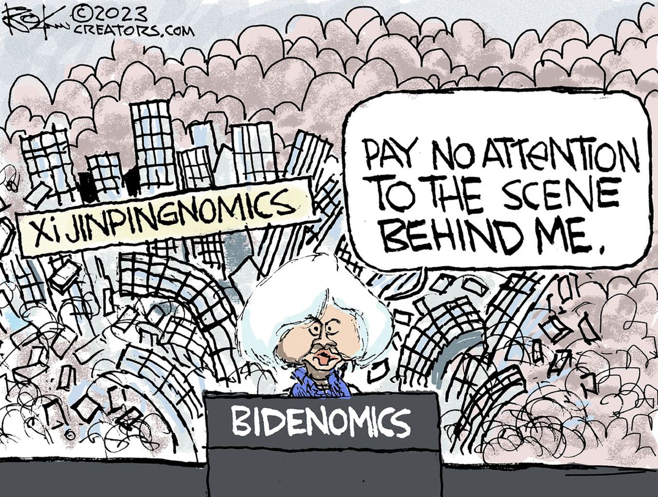 Political cartoon 