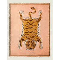 Pink Tiger Print Throw | was £22, now £20 at George Home