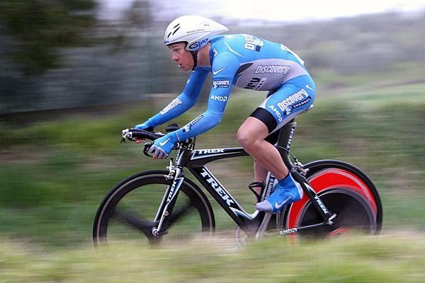 Danielson pushes hard during the