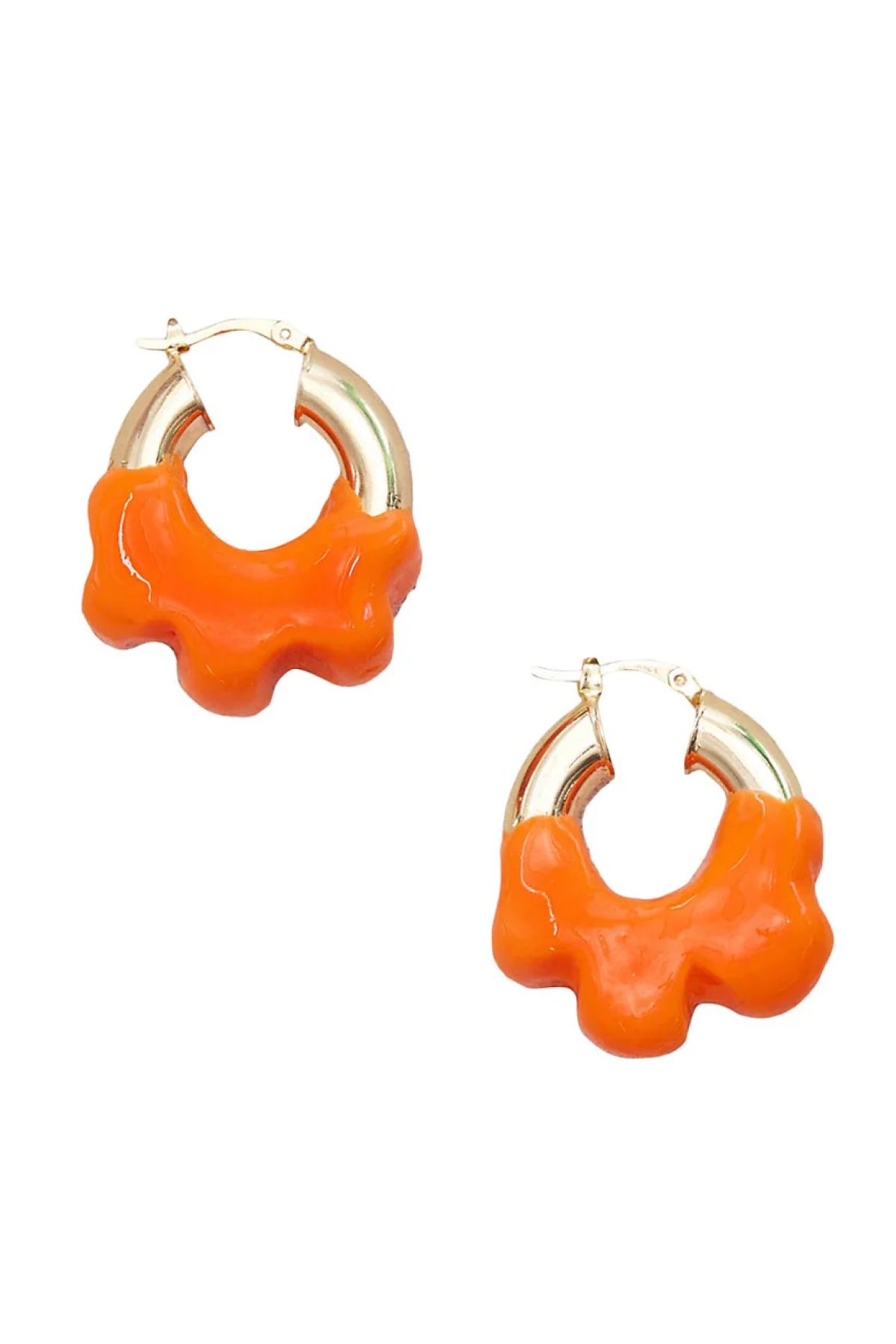 éliou Massi 18K Gold-Plated & Resin Hoop Earrings