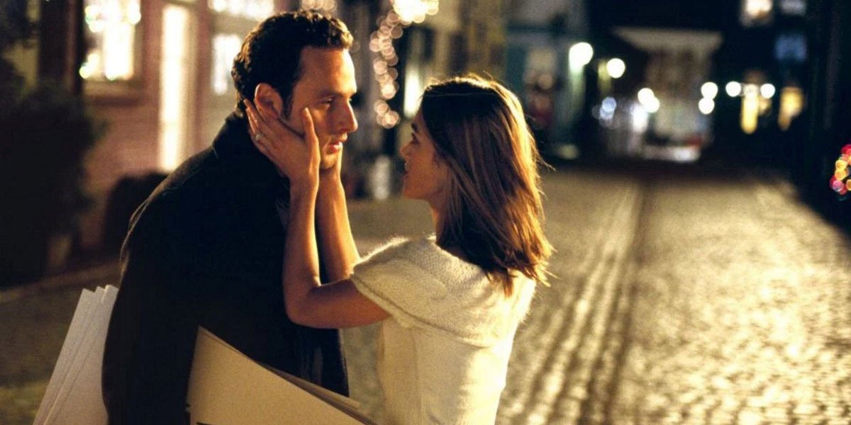 Andrew Lincoln and Kiera Knightley in Love Actually 2003 still