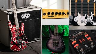 EVH 5150III Hypersonic, EHX ABRAMS100, Fedner x Iron Maiden, Jackson Chris Broderick Solist SL6, Gamechanger Audio Recoder