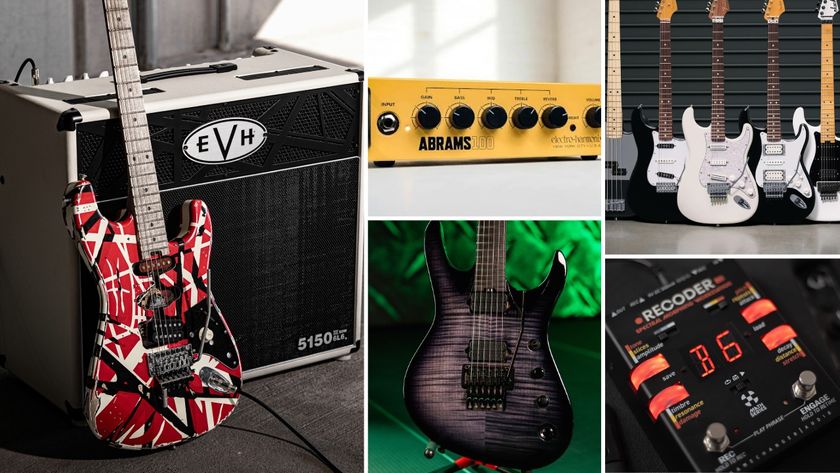 EVH 5150III Hypersonic, EHX ABRAMS100, Fedner x Iron Maiden, Jackson Chris Broderick Solist SL6, Gamechanger Audio Recoder