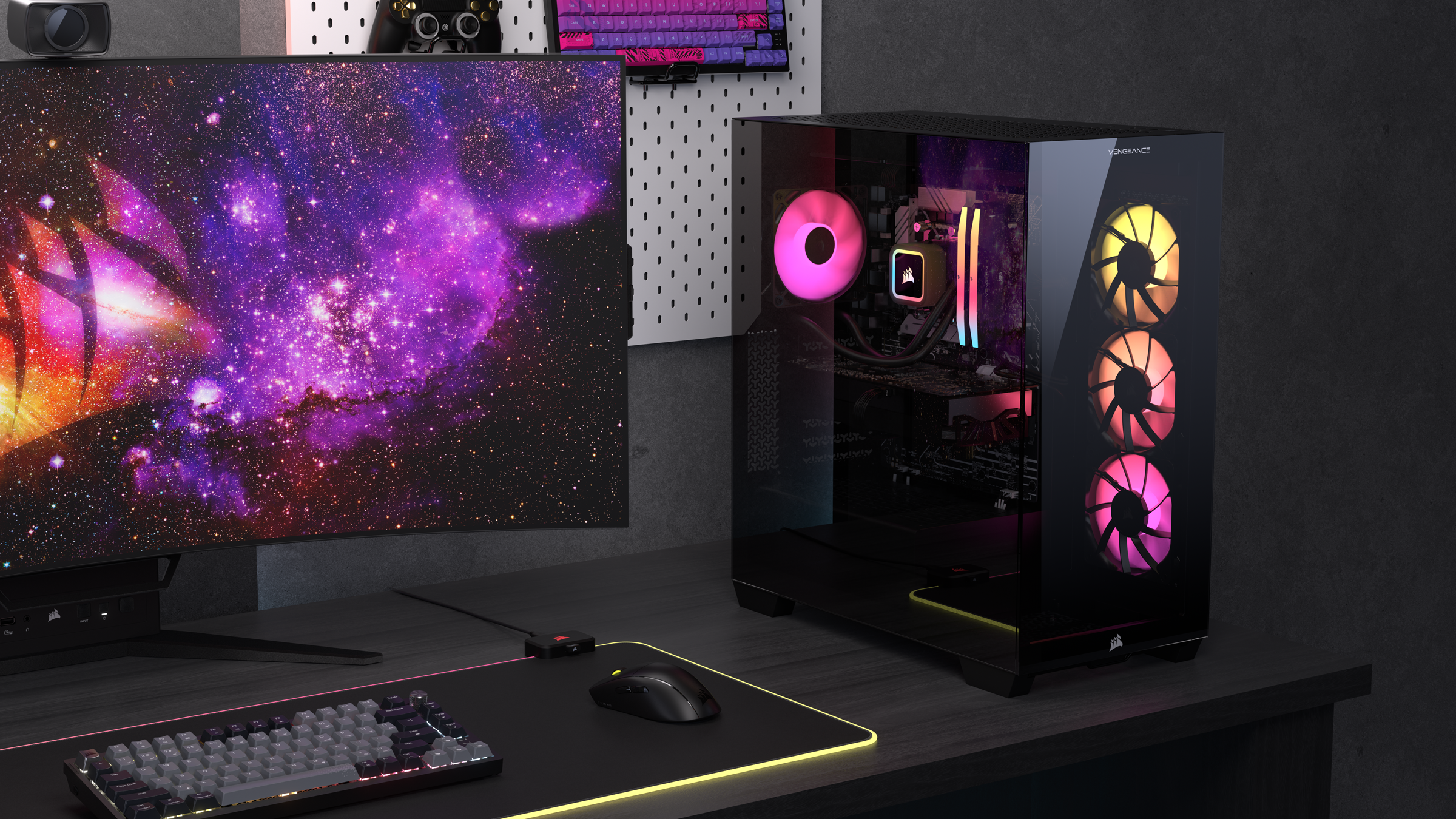 VENGEANCE a7500 Gaming PC (9800X3D-5070-16GB D5-1TB M.2), Certified Refurbished