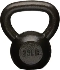 Amazon Basics Cast Iron Kettlebell 25lb: was $24.99,now $19.99 at Amazon