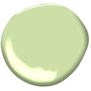 a light green paint swatch