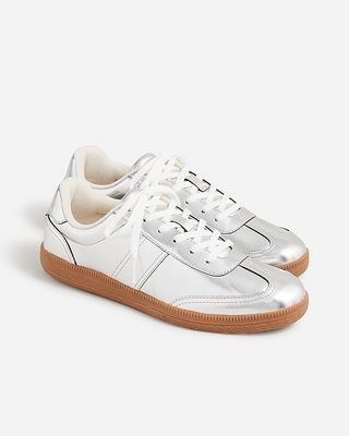 J.crew Field Sneakers in Metallic