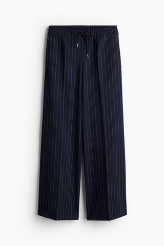 Wide-Cut Pull-On Pants