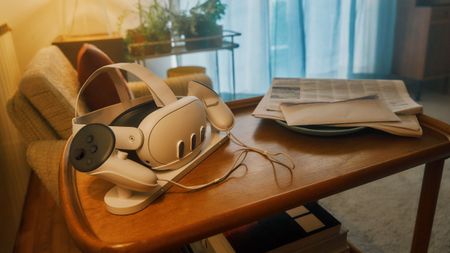 The Meta Quest 3 in action