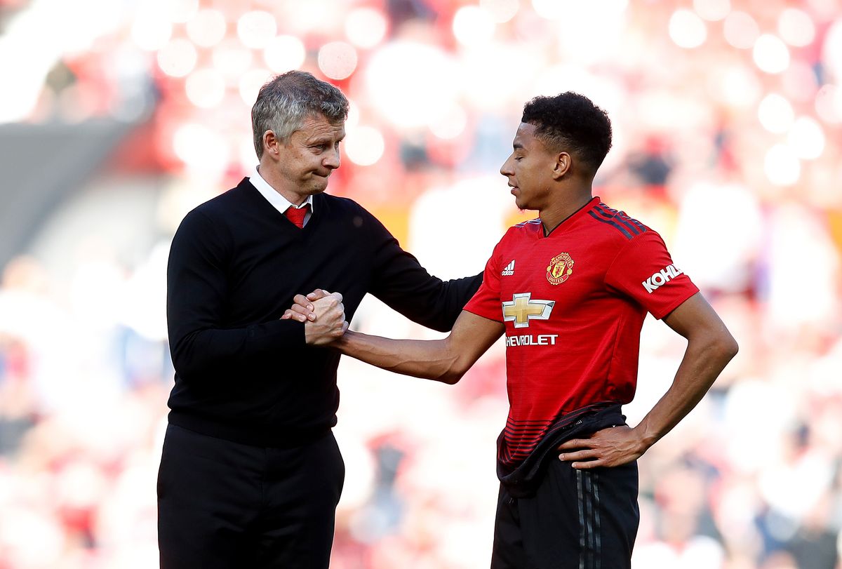 Ole Gunnar Solskjaer and Jesse Lingard