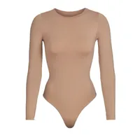 Essential Crew Neck Bodysuit, was £78, now £38 | Skims