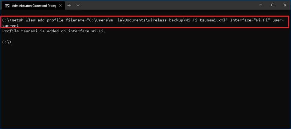 How to manage wireless networks with Command Prompt on Windows 10 ...