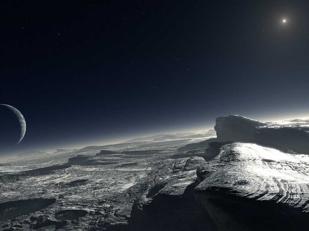 pluto the dwarf planet surface